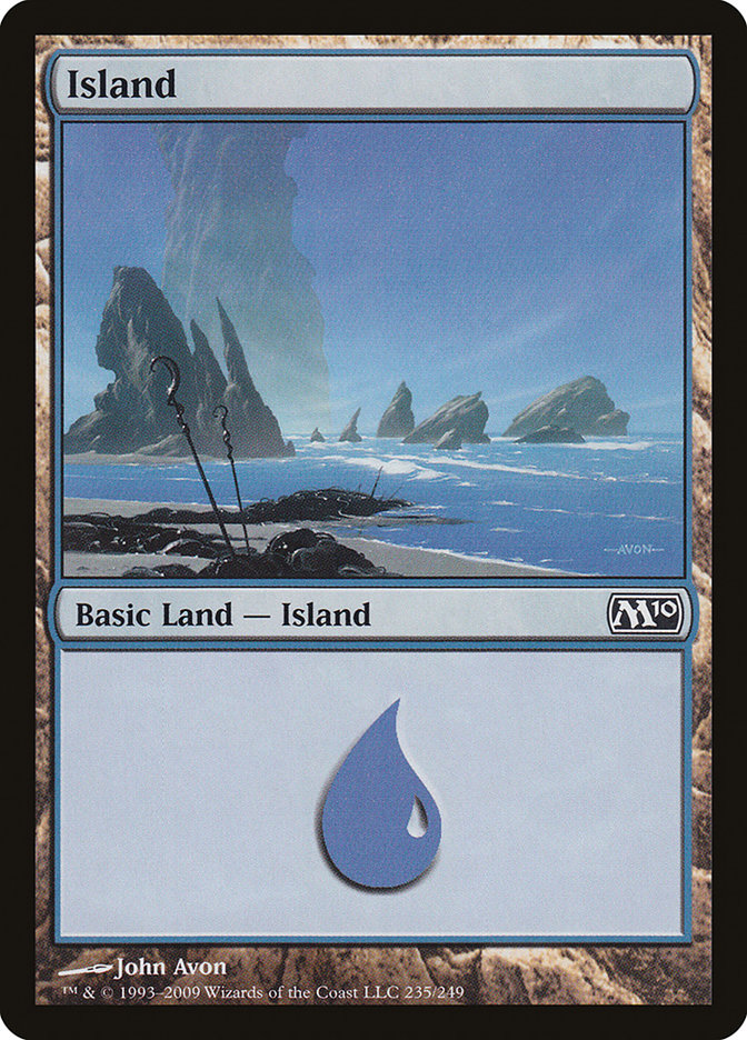 Island (235) [Magic 2010] Foil