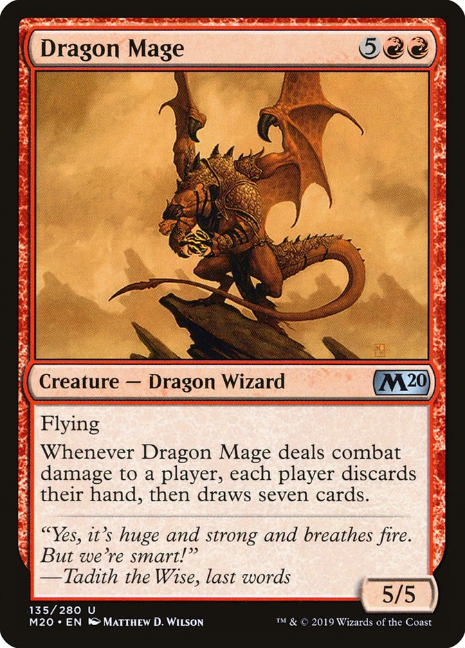 Dragon Mage [Core Set 2020] Foil