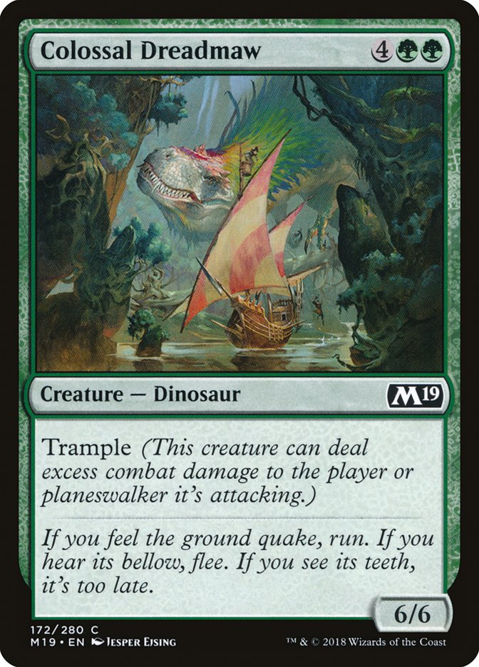 Colossal Dreadmaw [Core Set 2019] Foil