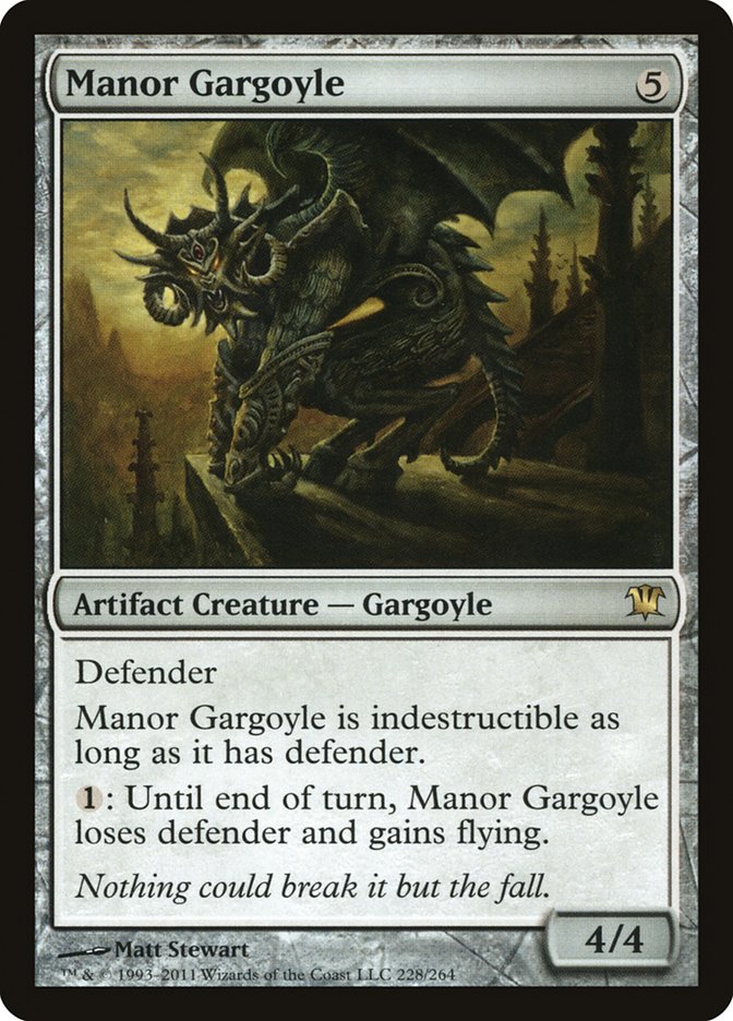 Manor Gargoyle [Innistrad] Foil