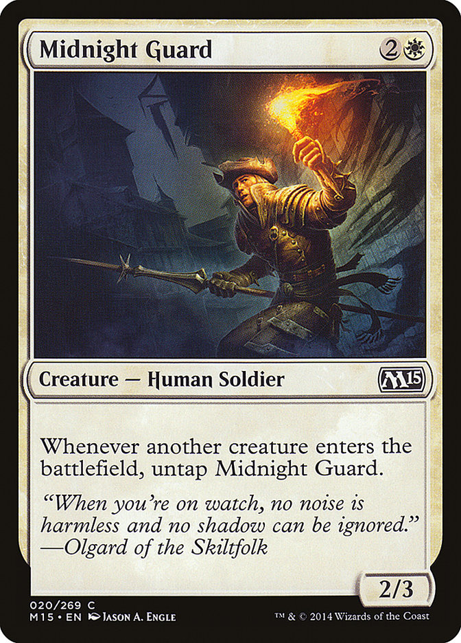 Midnight Guard [Magic 2015] Foil