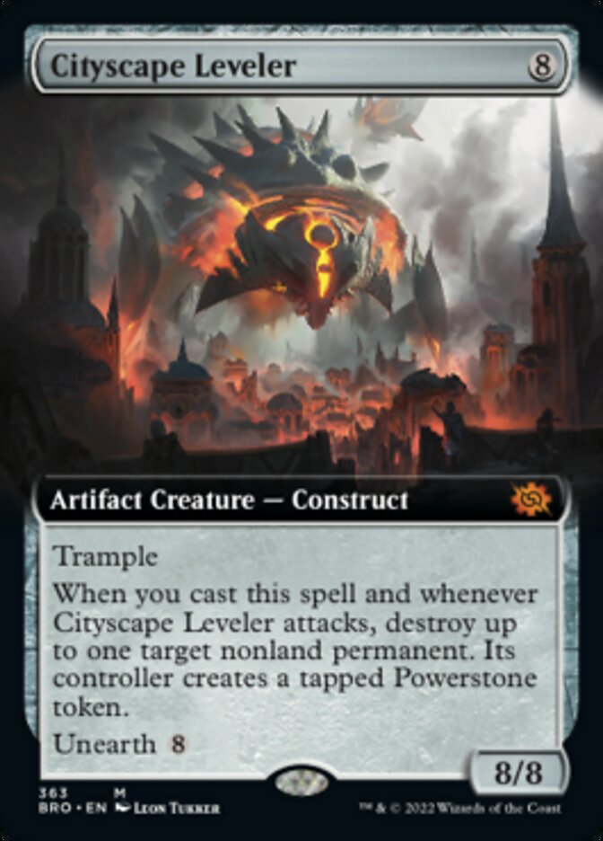 Cityscape Leveler (Extended Art) [The Brothers' War] Foil