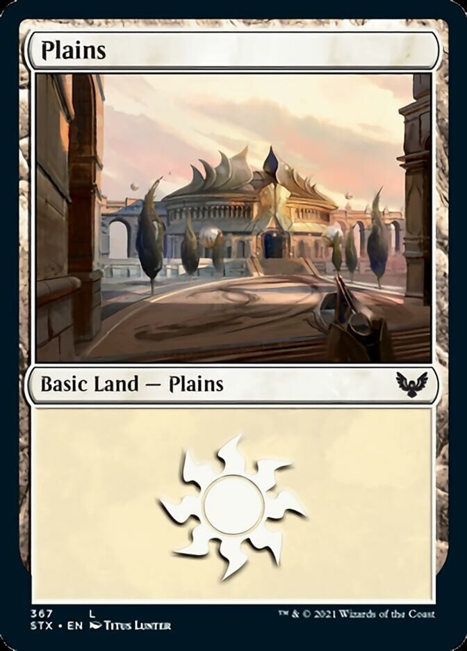 Plains (367) [Strixhaven: School of Mages] Foil