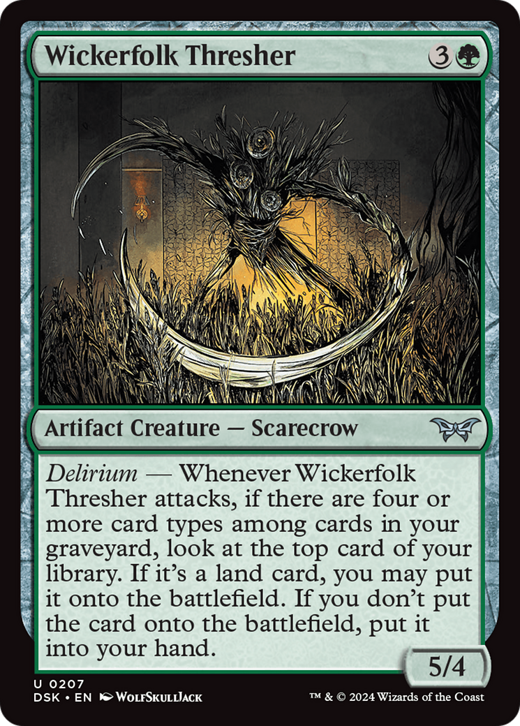 Wickerfolk Thresher [Duskmourn: House of Horror] Foil