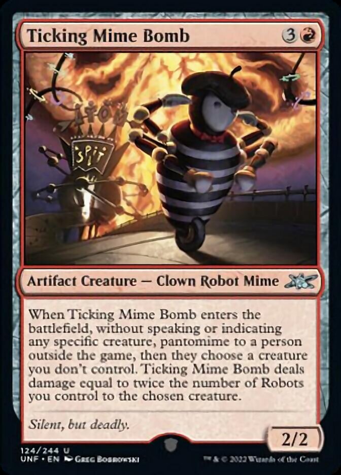 Ticking Mime Bomb [Unfinity] Foil