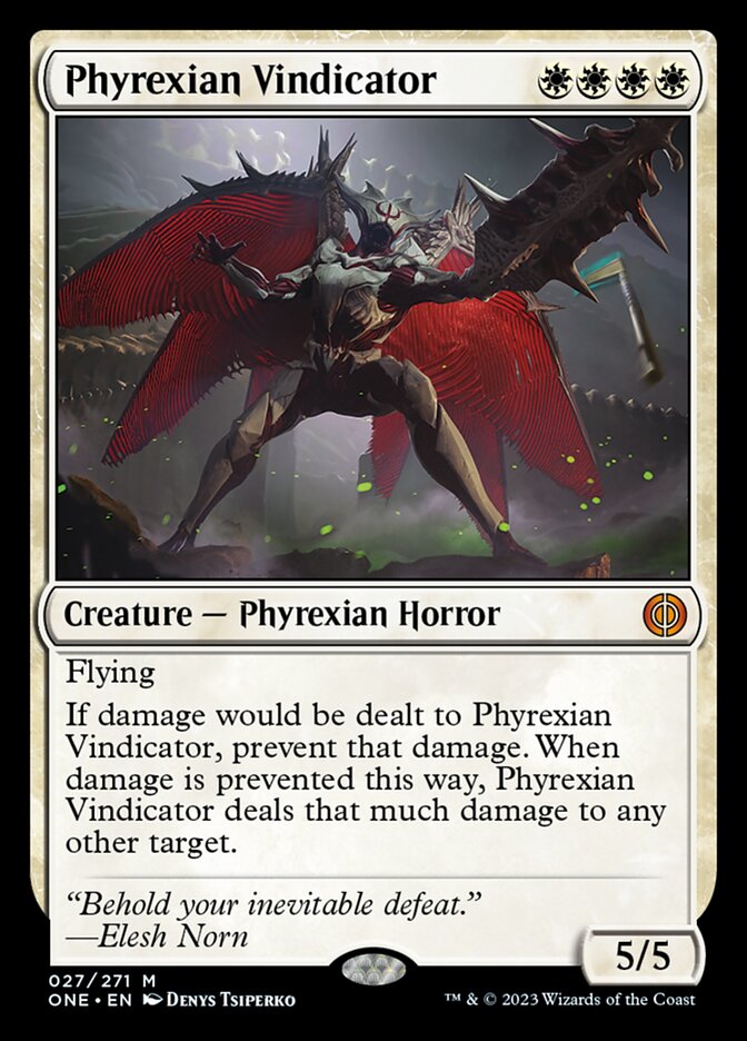 Phyrexian Vindicator [Phyrexia: All Will Be One] Foil