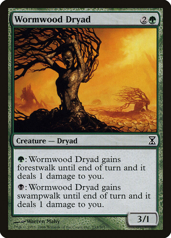 Wormwood Dryad [Time Spiral] Foil
