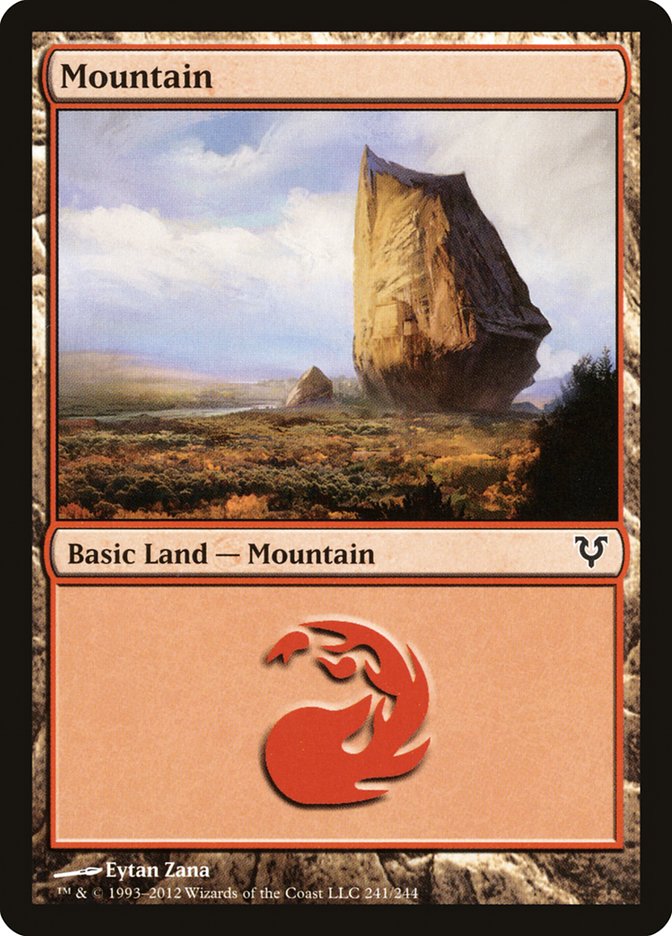 Mountain (241) [Avacyn Restored] Foil