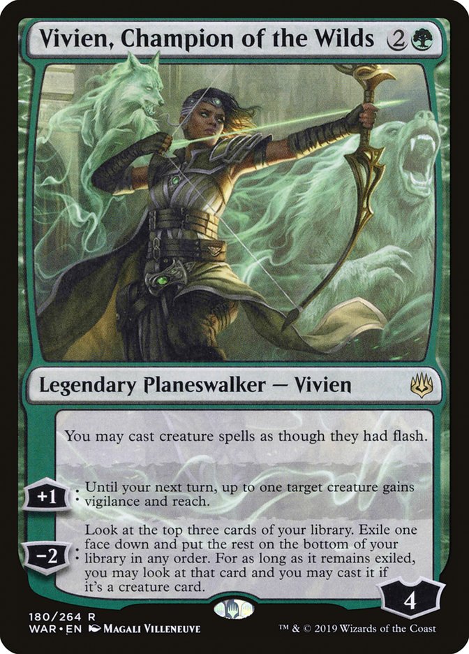 Vivien, Champion of the Wilds [War of the Spark] Foil