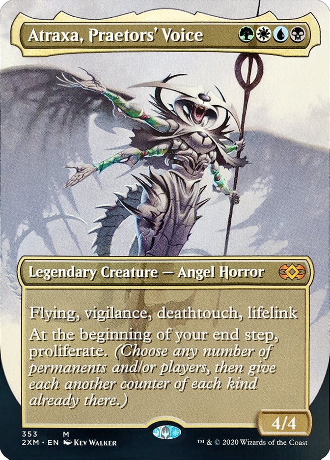 Atraxa, Praetors' Voice (Toppers) [Double Masters] Foil