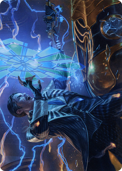 Brokers Veteran // Brokers Veteran  [New Capenna Art Series] (Borderless) Foil