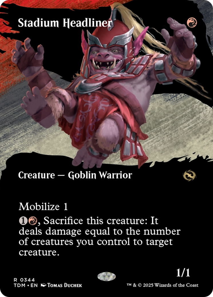 Stadium Headliner (Borderless) [Tarkir: Dragonstorm] Foil