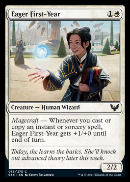 Eager First-Year [Strixhaven: School of Mages] Foil