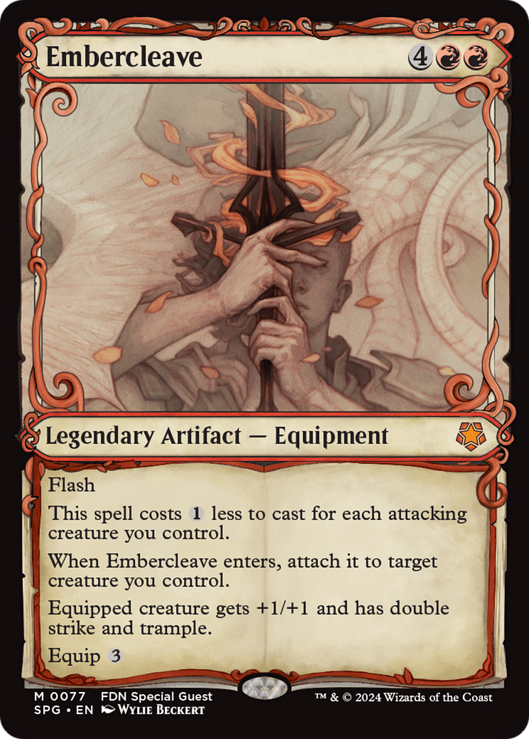 Embercleave (Showcase) [Foundations Special Guests] Foil
