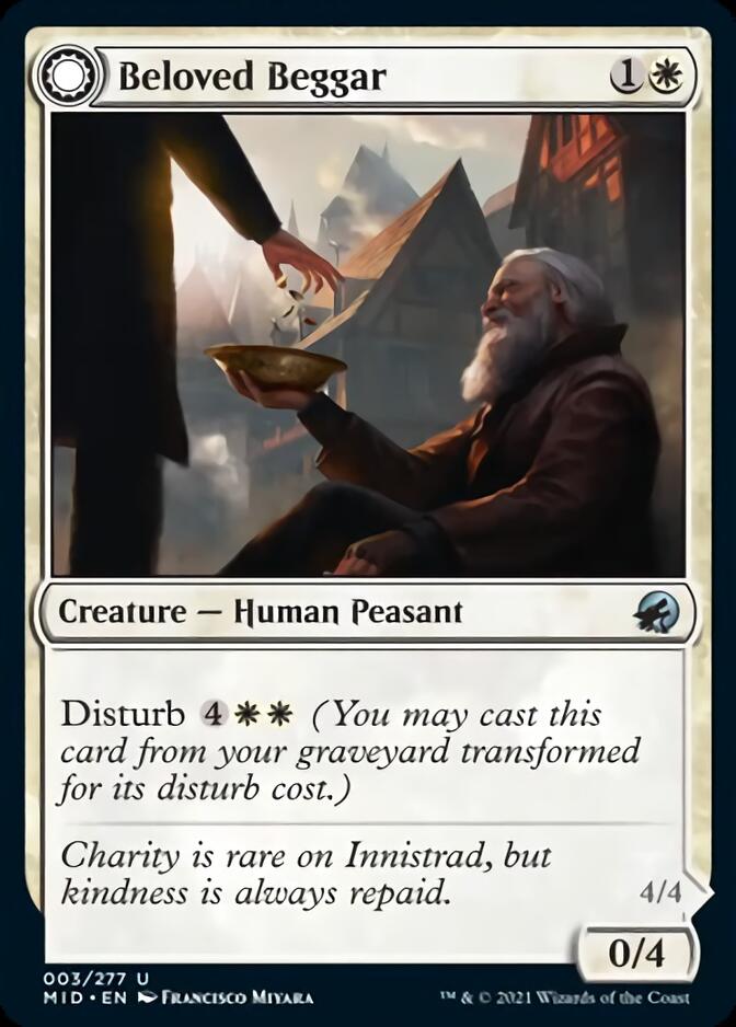 Beloved Beggar // Generous Soul [Innistrad: Midnight Hunt] Foil