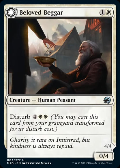 Beloved Beggar // Generous Soul [Innistrad: Midnight Hunt] Foil