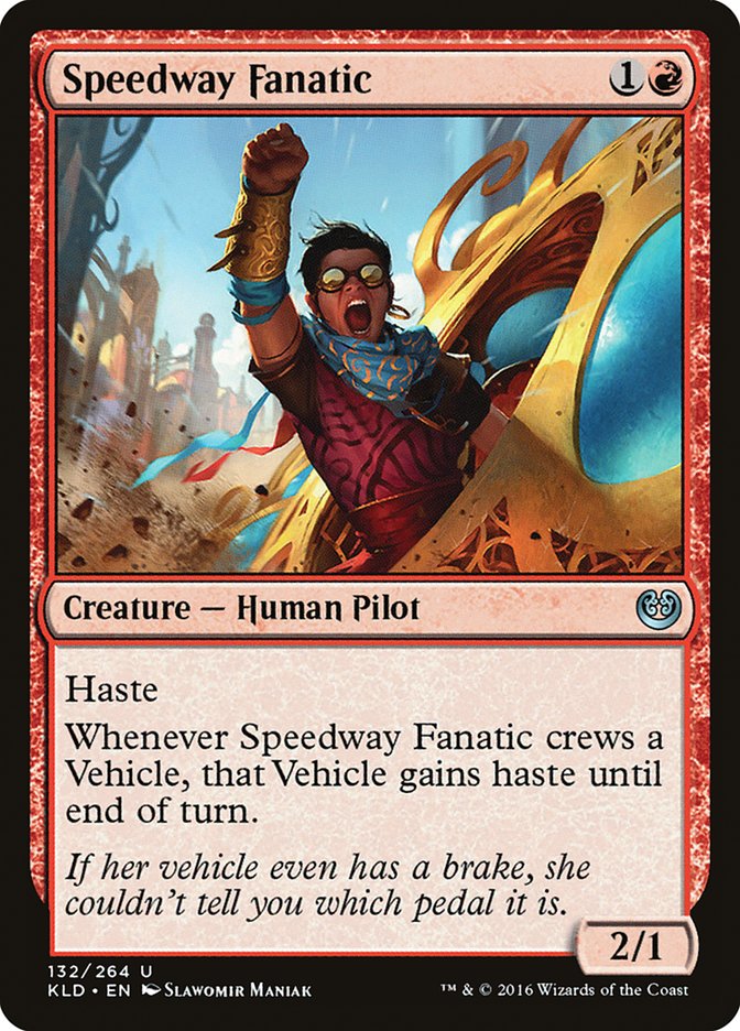 Speedway Fanatic [Kaladesh] Foil