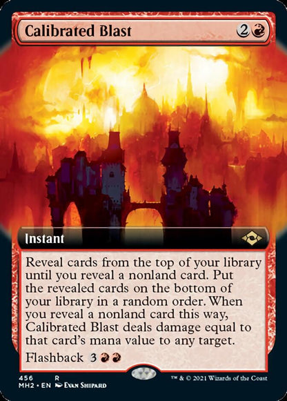 Calibrated Blast (Extended Art) [Modern Horizons 2] Foil