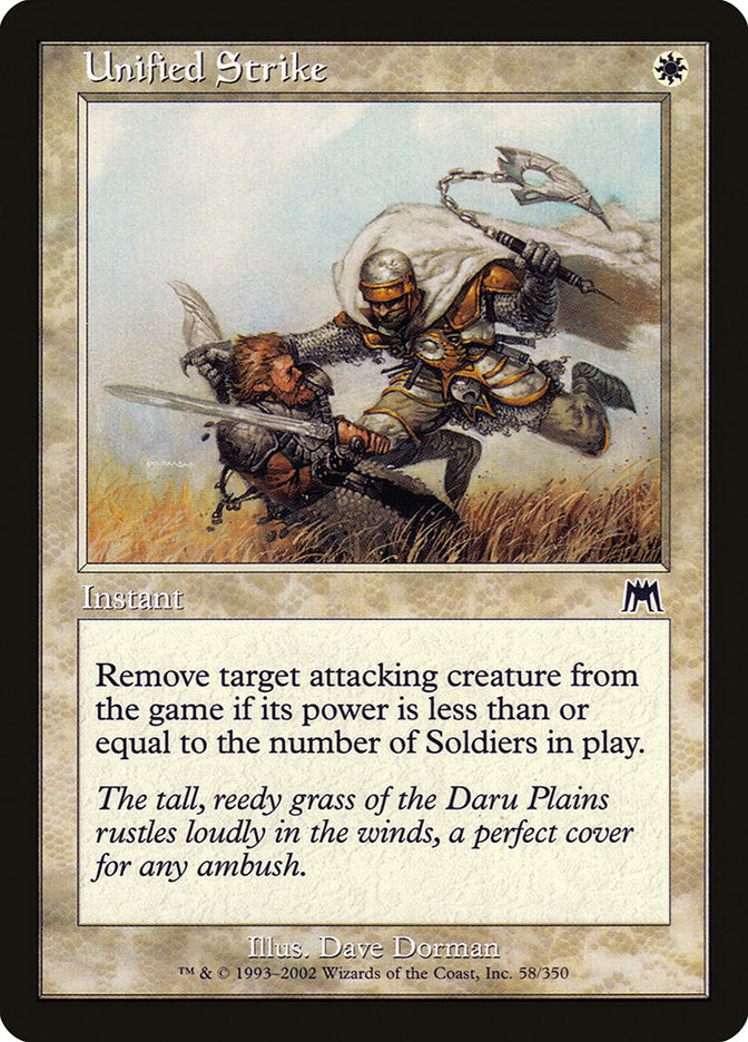 Unified Strike [Onslaught] Foil