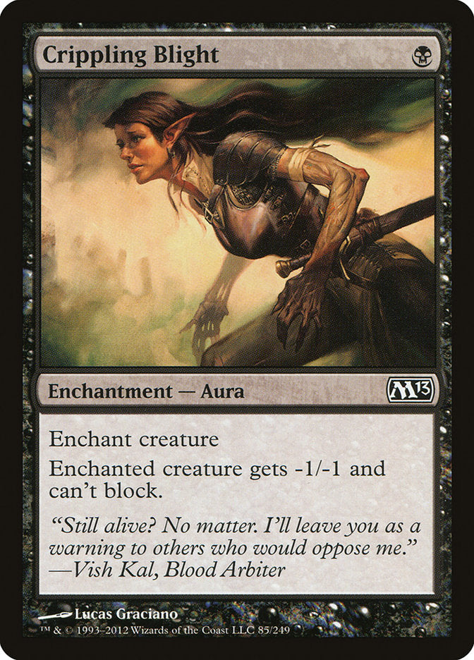 Crippling Blight [Magic 2013] Foil