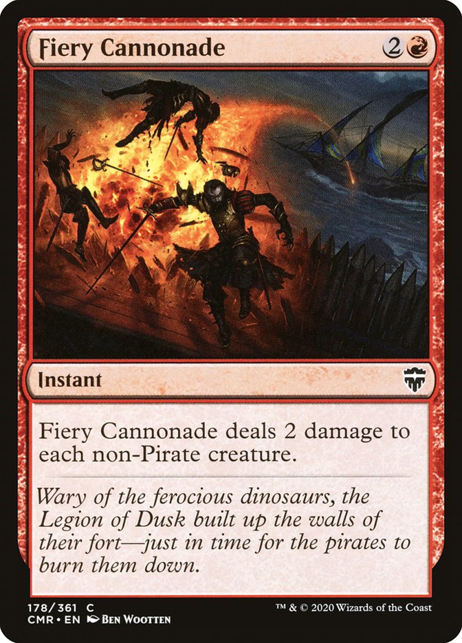 Fiery Cannonade [Commander Legends] Foil