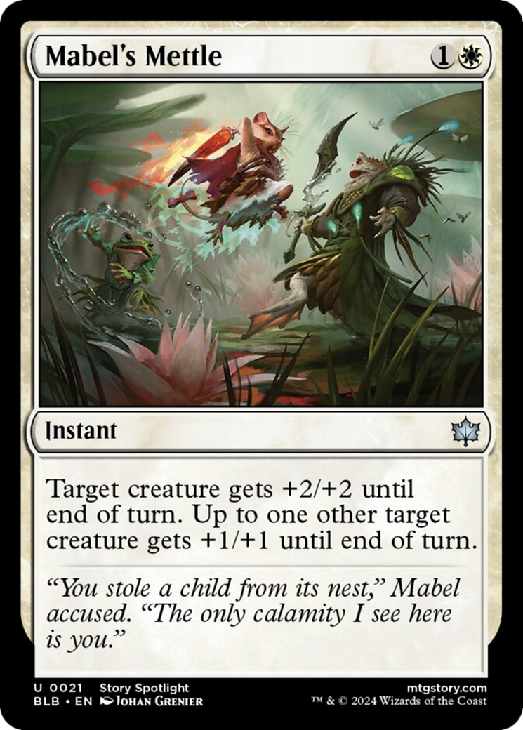 Mabel's Mettle [Bloomburrow] Foil
