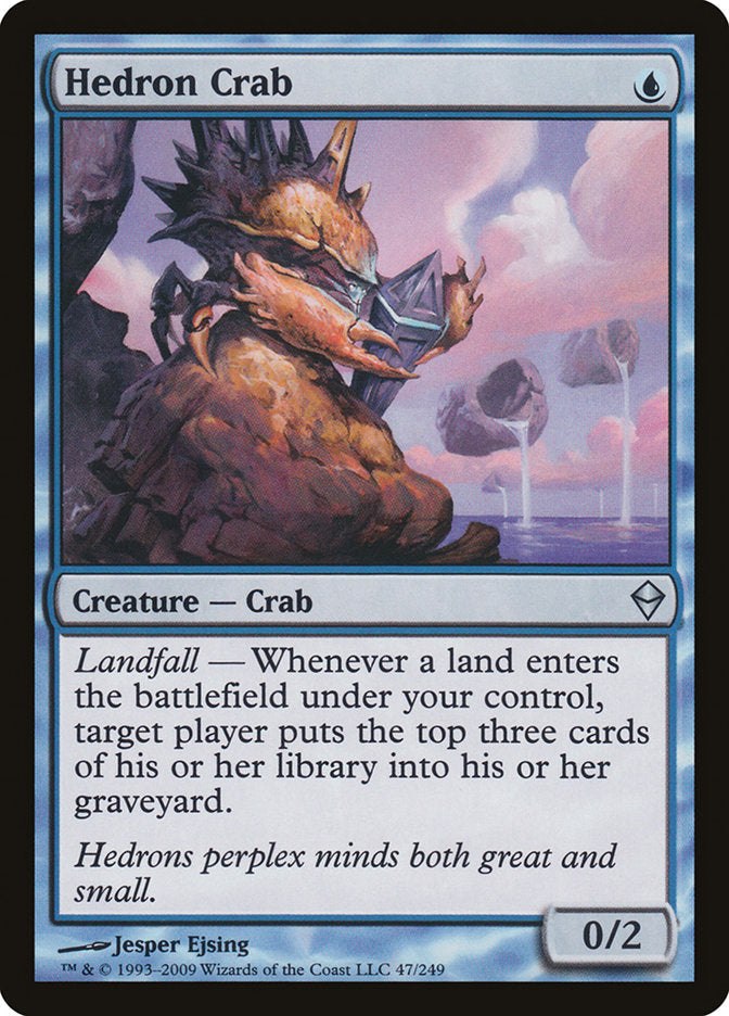 Hedron Crab [Zendikar] Foil