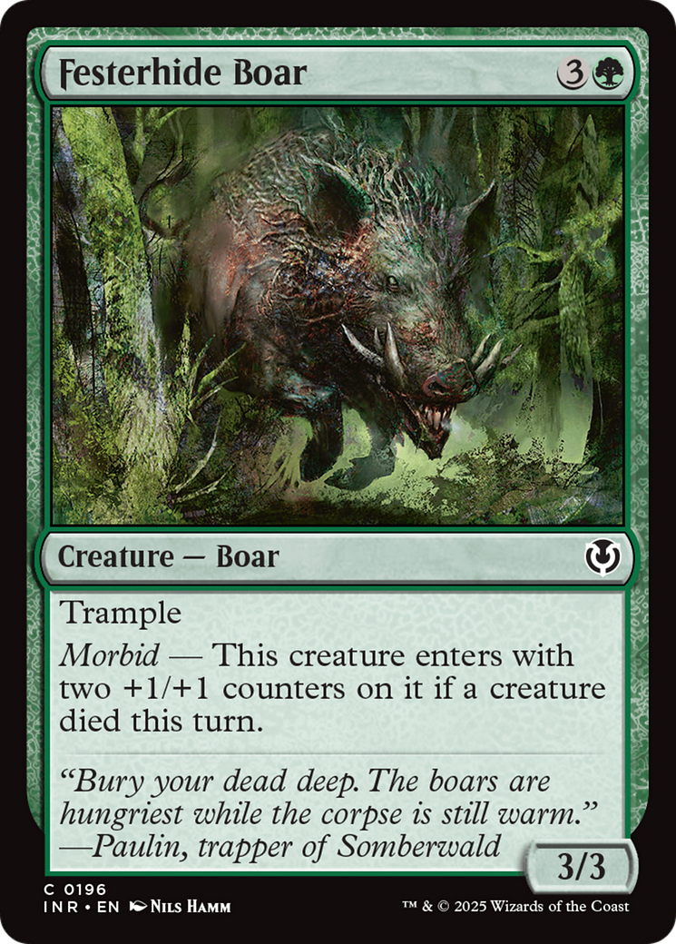 Festerhide Boar [Innistrad Remastered] Foil
