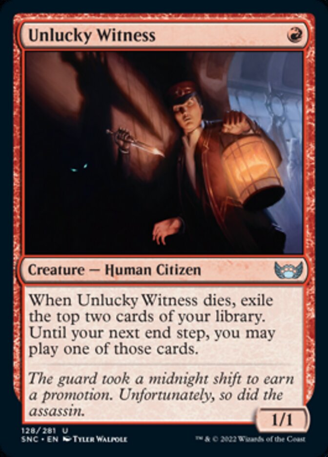 Unlucky Witness [Streets of New Capenna] Foil