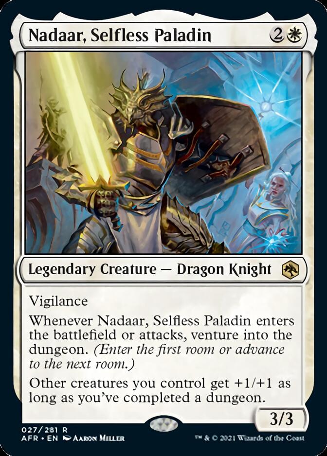 Nadaar, Selfless Paladin [Dungeons & Dragons: Adventures in the Forgotten Realms] Foil