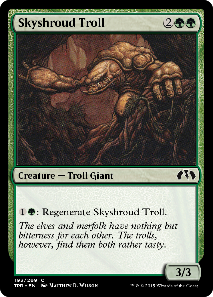 Skyshroud Troll  [Tempest Remastered] Foil