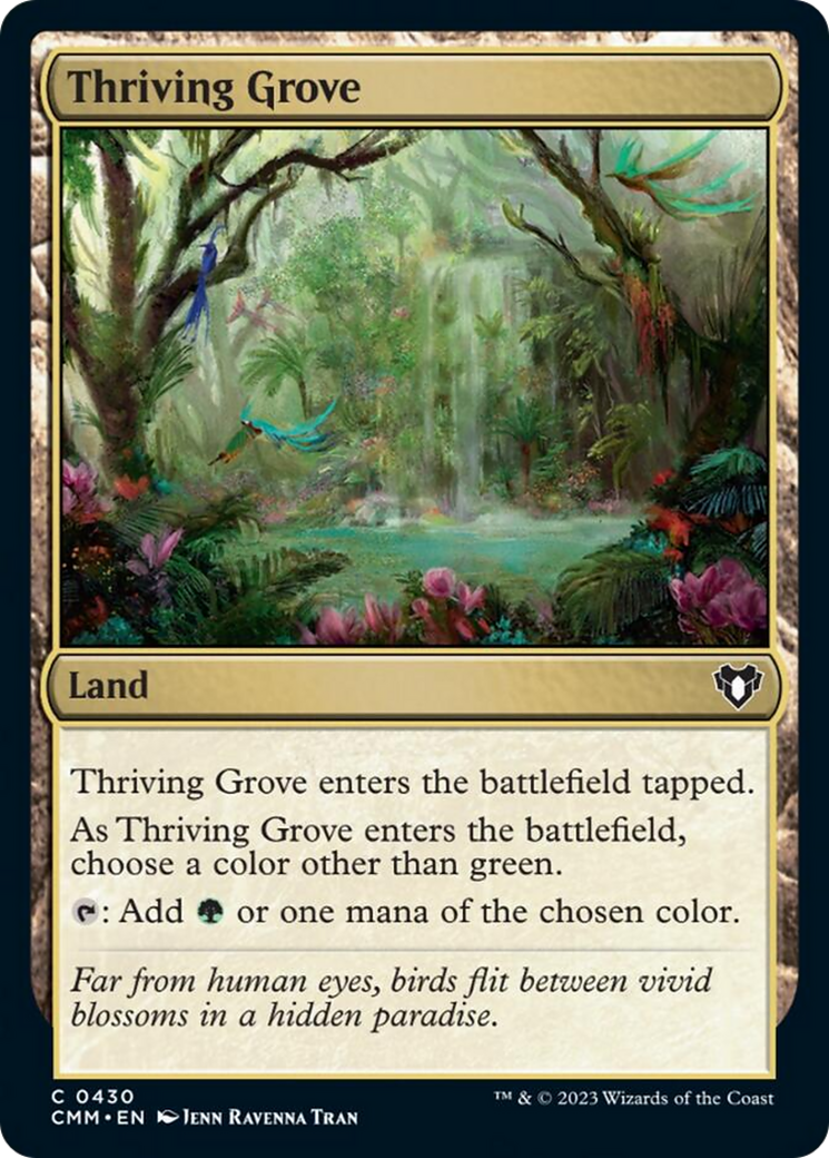 Thriving Grove [Commander Masters] Foil