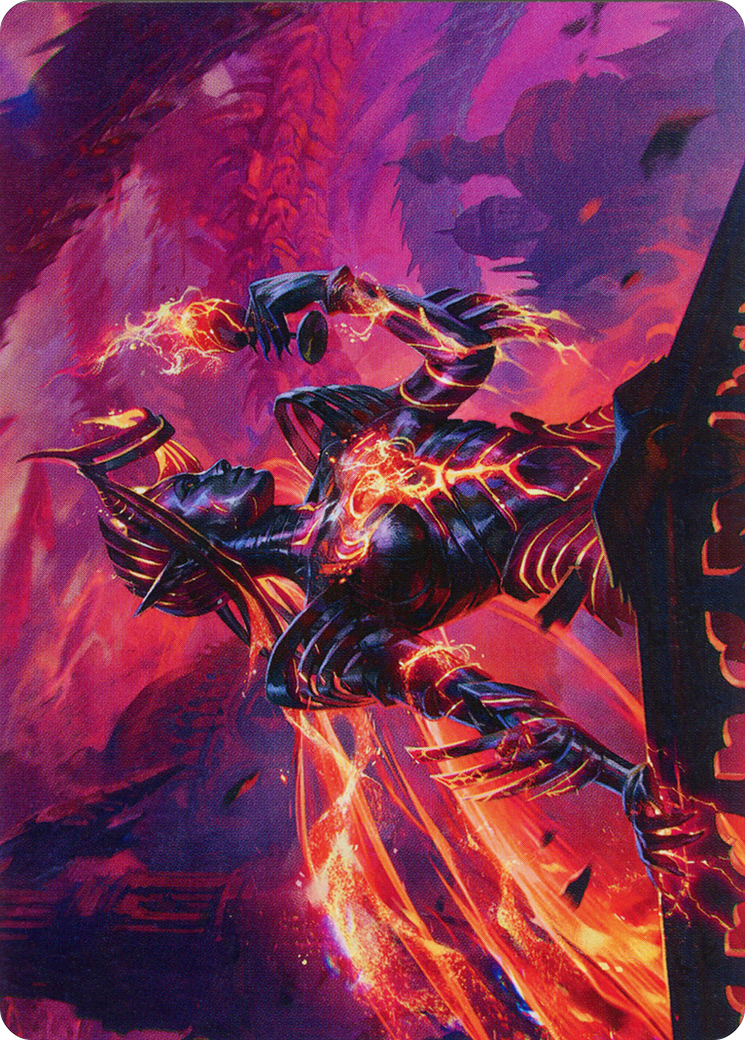 Ayara, Furnace Queen // Ayara, Furnace Queen  [March of the Machine Art Series] (Borderless)