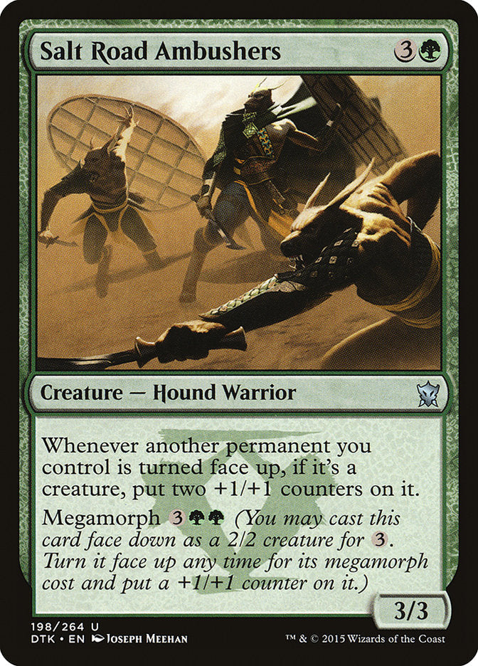 Salt Road Ambushers [Dragons of Tarkir] Foil
