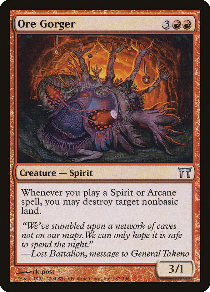 Ore Gorger [Champions of Kamigawa] Foil