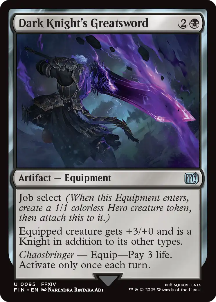Dark Knight's Greatsword [FINAL FANTASY] Foil