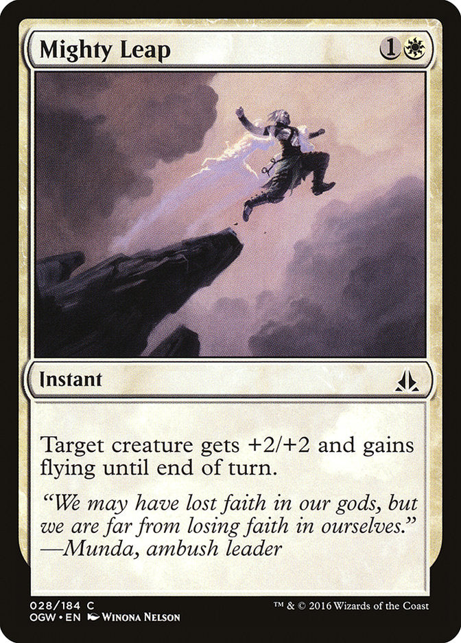 Mighty Leap [Oath of the Gatewatch] Foil