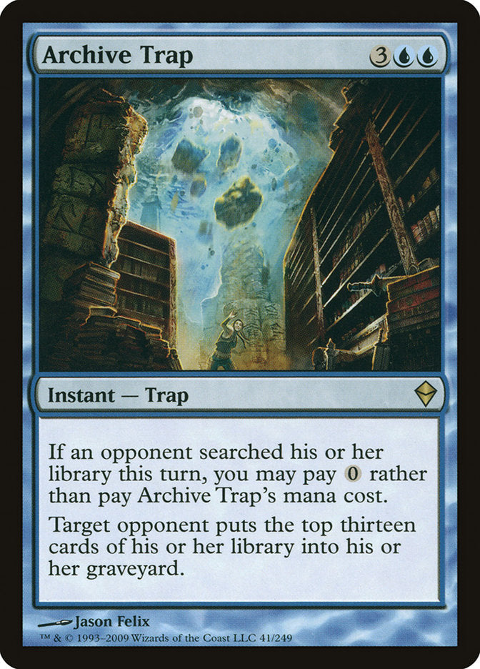 Archive Trap [Zendikar] Foil