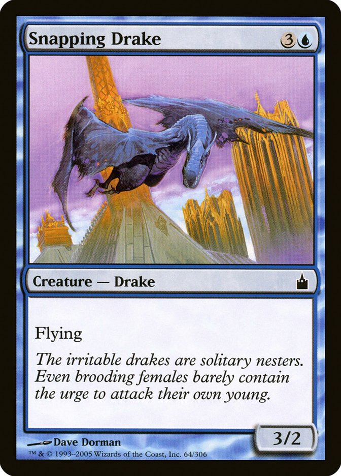 Snapping Drake [Ravnica: City of Guilds] Foil