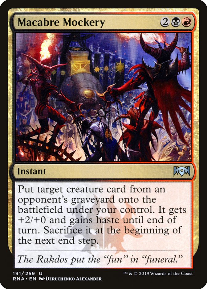 Macabre Mockery [Ravnica Allegiance] Foil