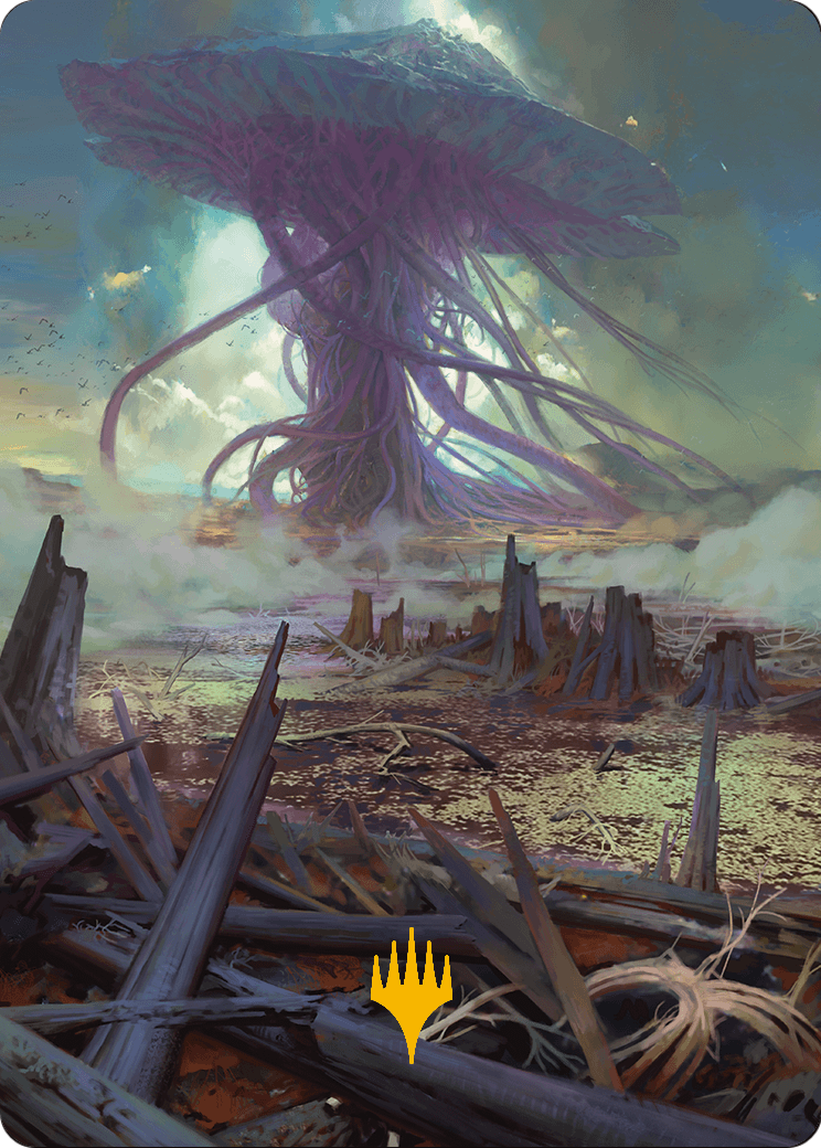 Swamp // Swamp  [Modern Horizons 3 Art Series] (Borderless) Foil