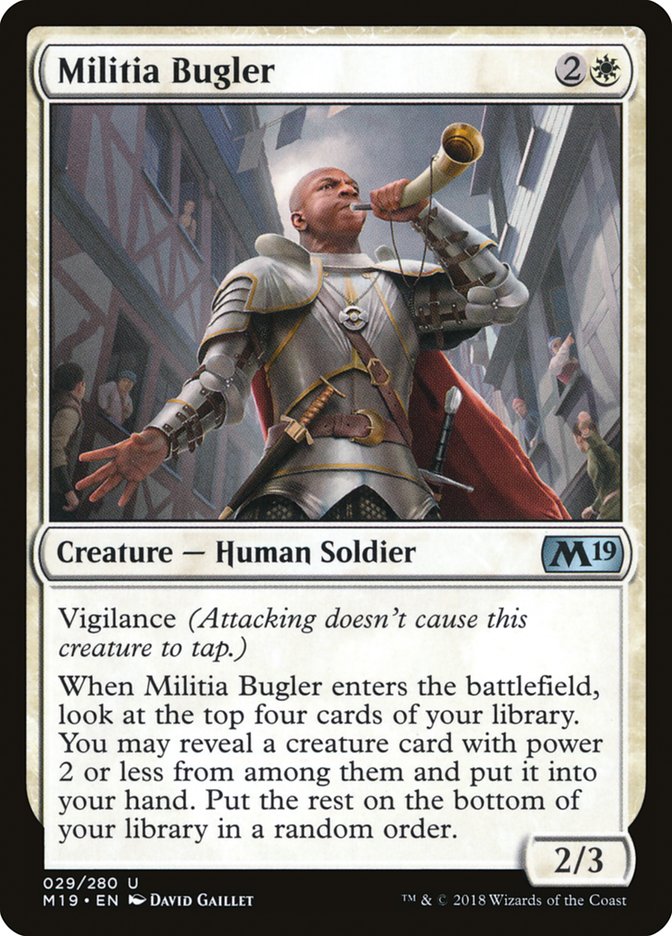 Militia Bugler [Core Set 2019] Foil