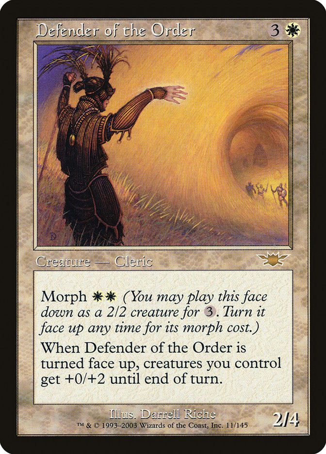 Defender of the Order [Legions] Foil