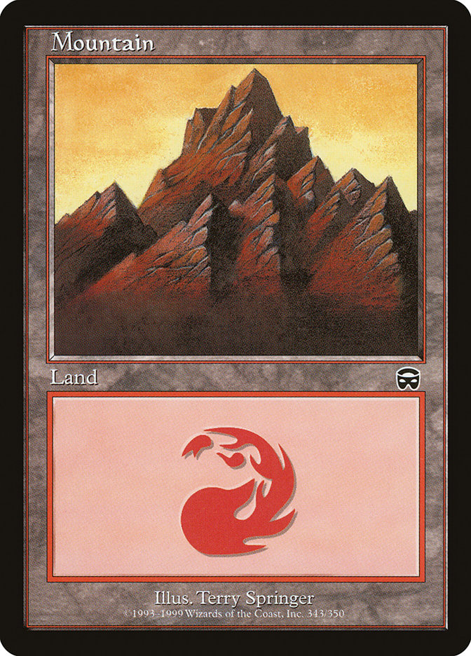 Mountain (343) [Mercadian Masques] Foil