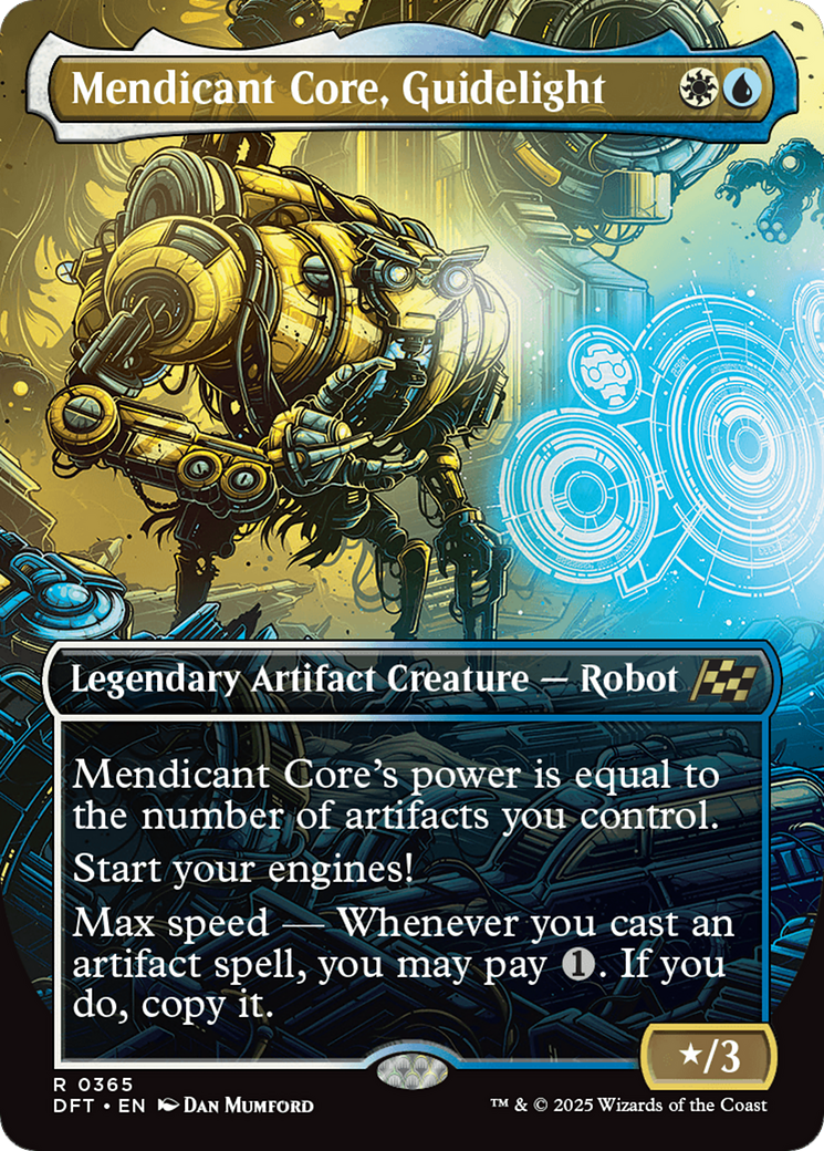 Mendicant Core, Guidelight (Borderless) [Aetherdrift] Foil