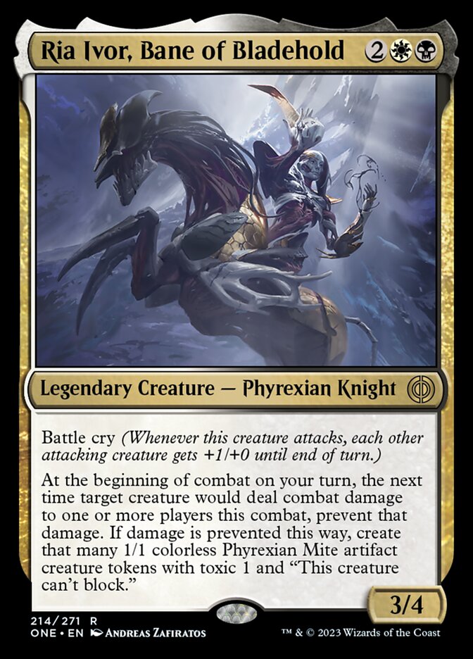 Ria Ivor, Bane of Bladehold [Phyrexia: All Will Be One] Foil
