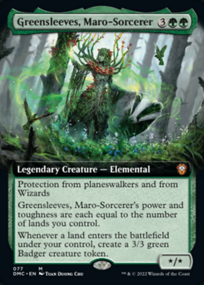 Greensleeves, Maro-Sorcerer (Extended Art) [Dominaria United Commander] Foil