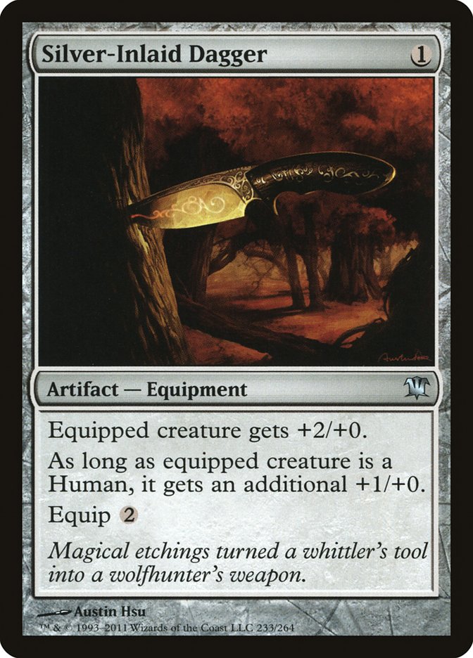 Silver-Inlaid Dagger [Innistrad] Foil