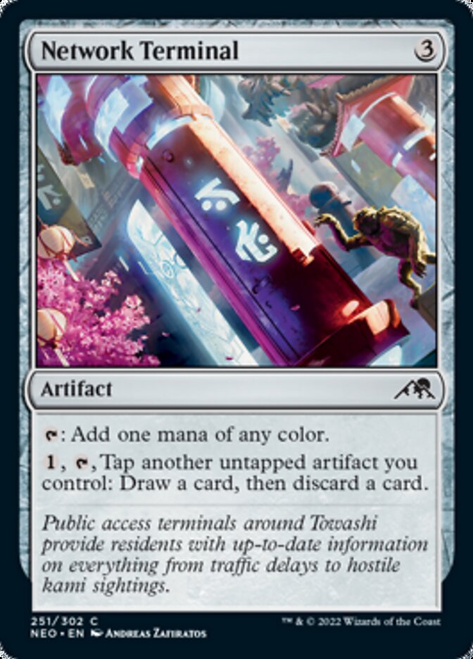 Network Terminal [Kamigawa: Neon Dynasty] Foil