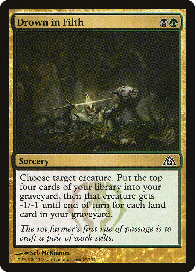 Drown in Filth [Dragon's Maze] Foil